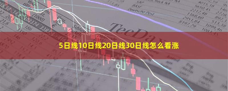 5日线10日线20日线30日线怎么看涨