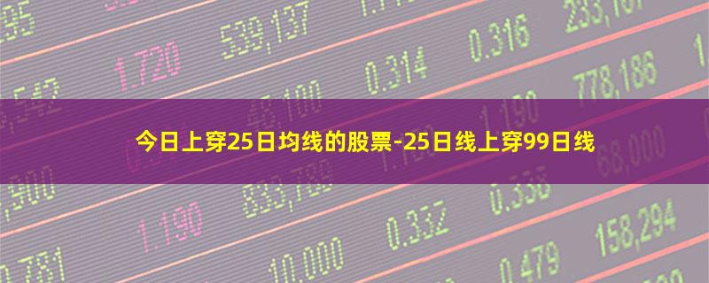 今日上穿25日均线的股票.jpg