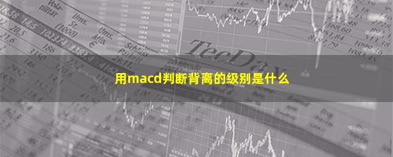 用macd判断背离的级别是什么