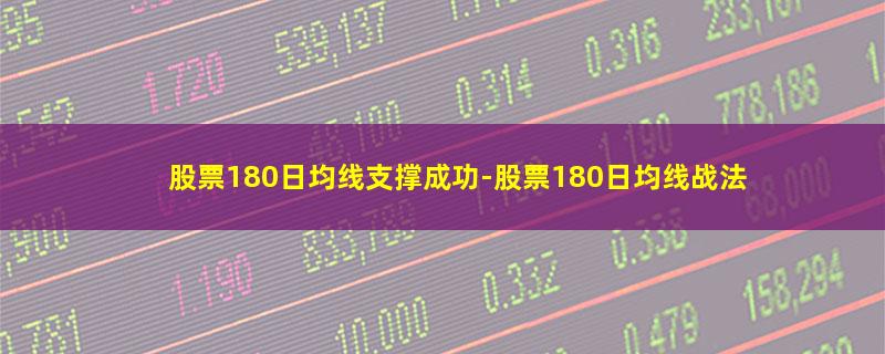 股票180日均线支撑成功.jpg