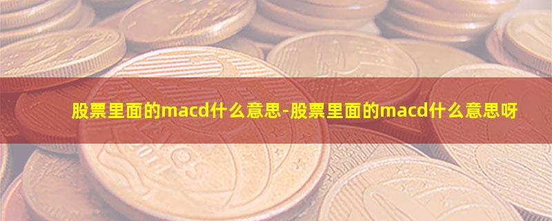 股票里面的macd什么意思.jpg